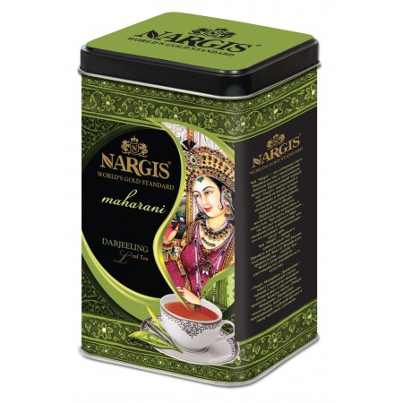 Чай индийский черный листовой Nargis - Maharani Darjeeling Даржилинг 200г ж/б