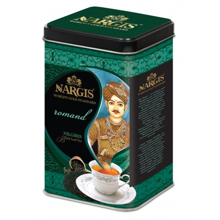 Чай индийский черный листовой Nargis Romand Nilgiri  200 гр., ж/б